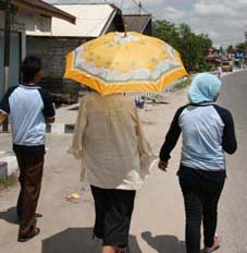 Jean's tasteful Umbrella