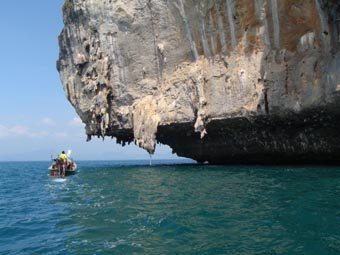 Cliff Faces Undercut by the ea