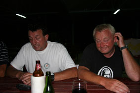 William and Mike enjoying Peter's 50th