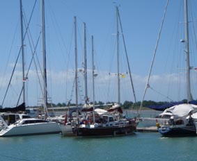 Q Flag Flying - we've arrived!