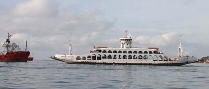 Brunei Ferry and Oil Rig Support boat